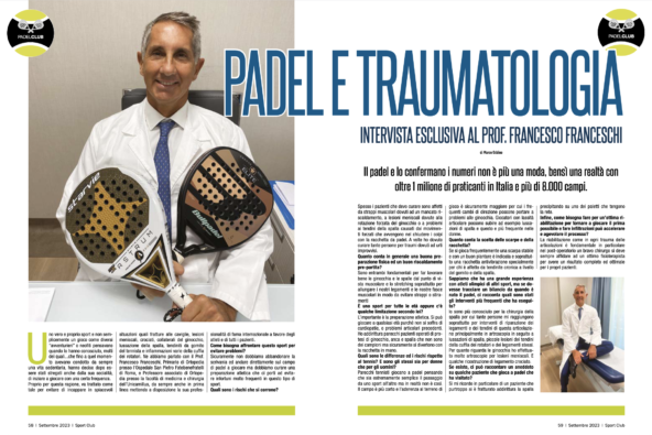 padel e trauma