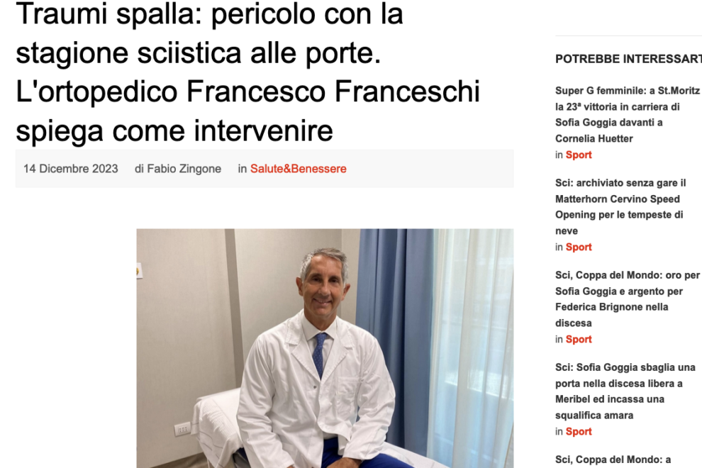 Traumi spalla PrimaPress